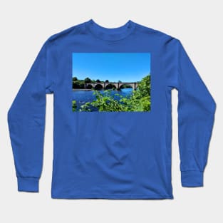 Dunkeld Bridge, River Tay, Scotland Long Sleeve T-Shirt